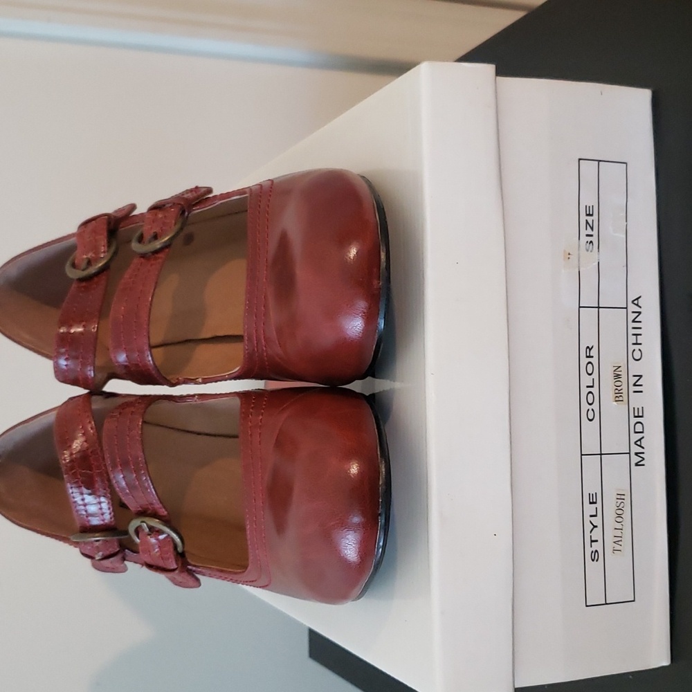 B ❤style double strap women shoe